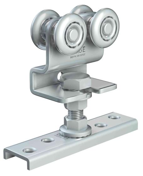 10,0 PZ Di OMGE   23 CARRELLO A 4 RUOTE D 24 MM PORT 45 KG*