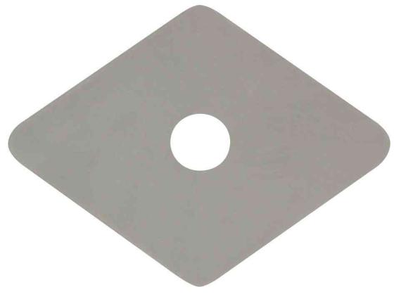 100,0 PZ Di RONDELLA PLASTICA ROMBOIDALE ART.353 28027027*