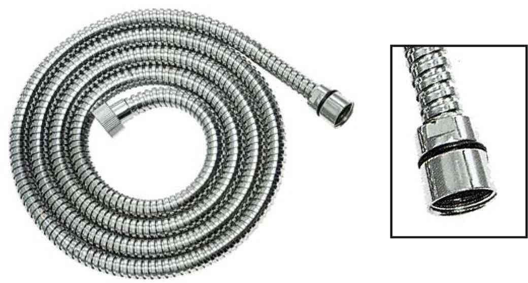6,0 PZ Di FLESSIBILE DOCCIA ERCOLE OTT DOPPIA AGGRAF 200 CM