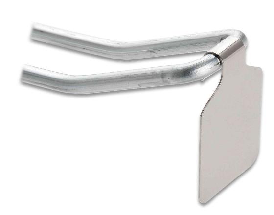 50,0 PZ Di PORTAPREZZO METALLICO PER PANNELLI FORATI FIG 10