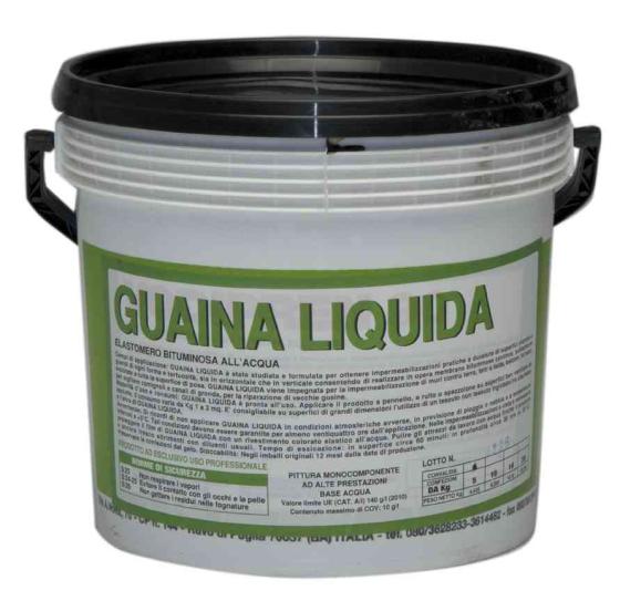 1,0 PZ Di GUAINA LIQUIDA BITUMINOSA NERA  5 KG