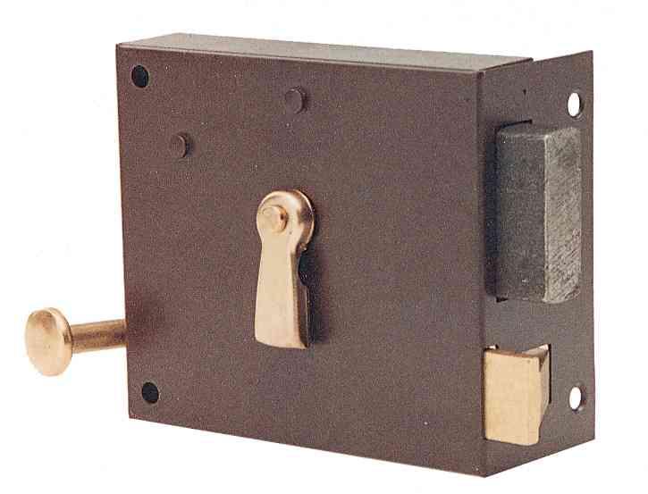 2,0 PZ Di SERRATURA SCROCCO CATEN 2 MAND 175 DX  80X40 MM
