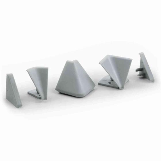 1,0 CF Di KIT PER ALZATINA TRIANGOLARE BIANCO
