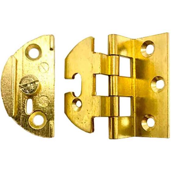 6,0 PZ Di CERNIERA ALI ZANCATE CON ASOLA BRONZATA 40X35 MM