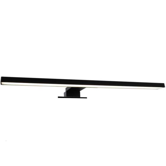 1,0 PZ Di APPLIQUE DA BAGNO LED CM. 60 NERO LAMPO