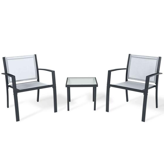 1,0 PZ Di SALOTTO HAVANA 3 PZ  ACCIAIO TORTORA