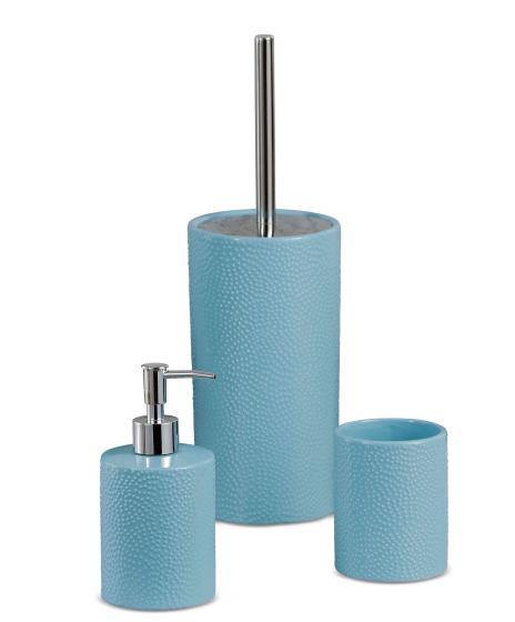 3,0 PZ Di SET DA BAGNO CERAMICA 3 PEZZI COLORI ASSORTITI