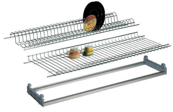 1,0 CF Di KIT COLAPIATTI TELAIO REGOLAB C/VASCH 76 CM CROM