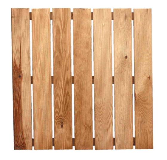 1,0 PZ Di PEDANA IN PINO IMPREGNATO CM. 50X50