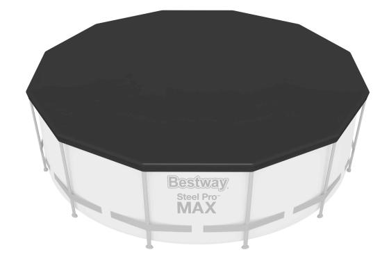 1,0 PZ Di TOP COPERTURA X PISCINA C/TELAIO DIAM. CM.366