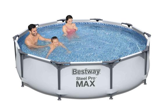 1,0 PZ Di PISCINA C/TELAIO E POMPA D 305XH76 CM 56408