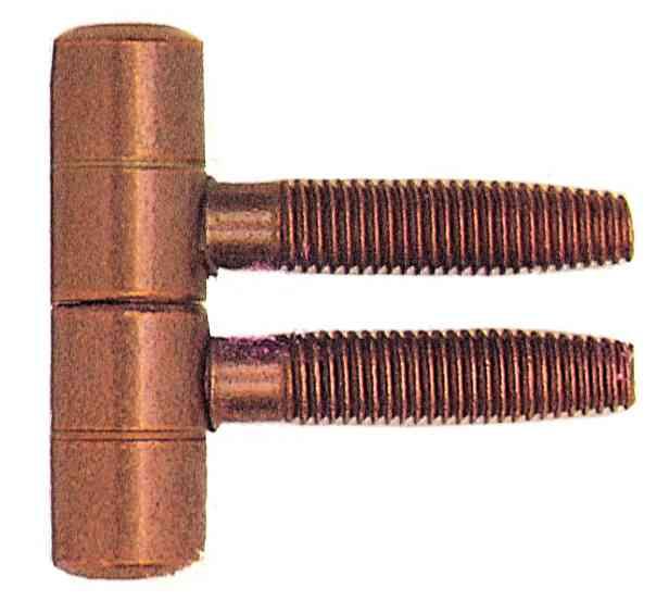 6,0 BL Di BL CERNIERA ANUBA ACCIAIO OTTONATO D 13 MM 2 PZ