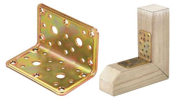 25,0 PZ Di PIASTRA 777 ANGOLARE ACCIAIO TROPIC 100X 40X 40 MM