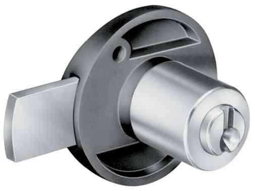 10,0 PZ Di SERRATURA PER MOBILI 2131 ORIZZON CIL D 16,5X25 MM