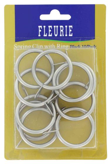 10,0 BL Di ANELLO BASTONE ACCIAIO A STRAPPO CROMO SAT CF 10 P