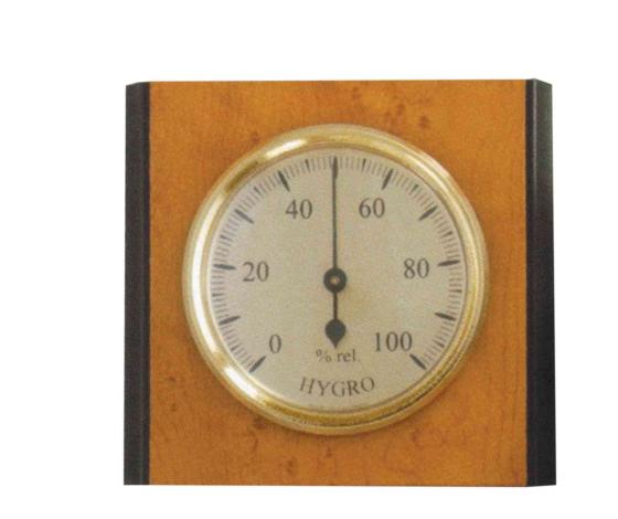 1,0 PZ Di IGROMETRO IN LEGNO CM.9,5X8,5 ART.301341