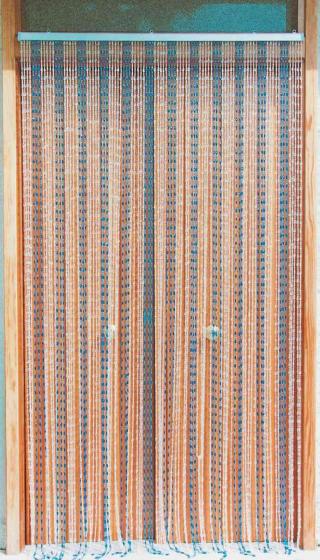 1,0 PZ Di TENDA CORALLO 125XH240 CM CRISTALLO AMBRA