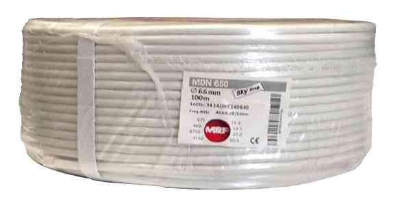 100,0 ML Di CAVETTO SATELLITARE  D.6,6 STANDARD