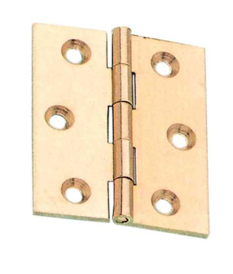 6,0 BL Di BL CERNIERA FRESATA PIANA OTTONE BRO 60X50 MM 2 PZ