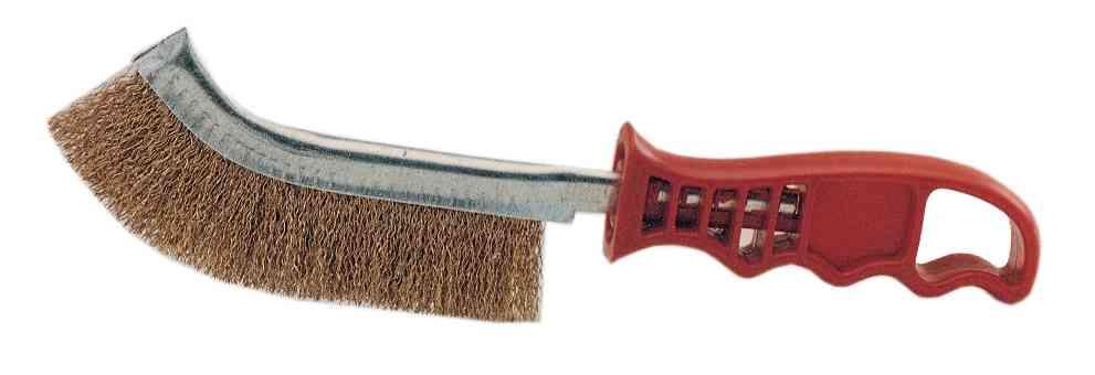 24,0 PZ Di SPAZZOLA CURVA TIPO SPYD FILI ACCIAIO 275 MM