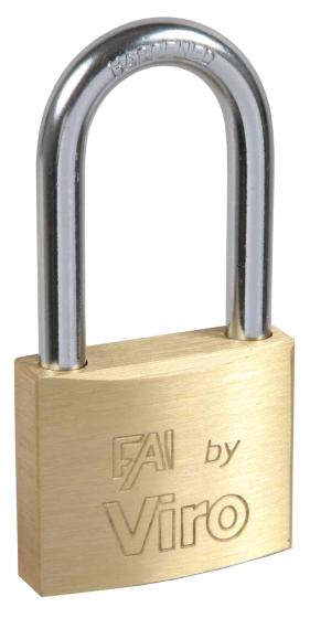 6,0 PZ Di VIRO 555.49 LUCCHETTO OTT ARCO LUNGO 50 MM