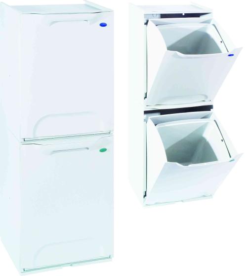 1,0 PZ Di PATTUMERA MODULARE CON SECCHIO 20 L BIANCO