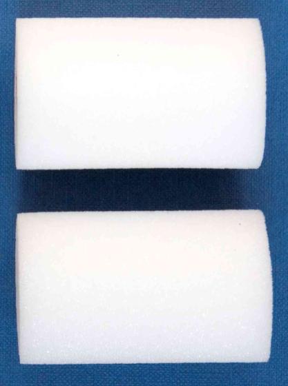 1,0 CF Di CONF.2 RULLINI SPUGNA BIANCA CM.10 1001-10K