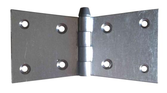 25,0 PZ Di CERNIERA A CODA DI RONDINE 106 FERRO 110X55 MM**
