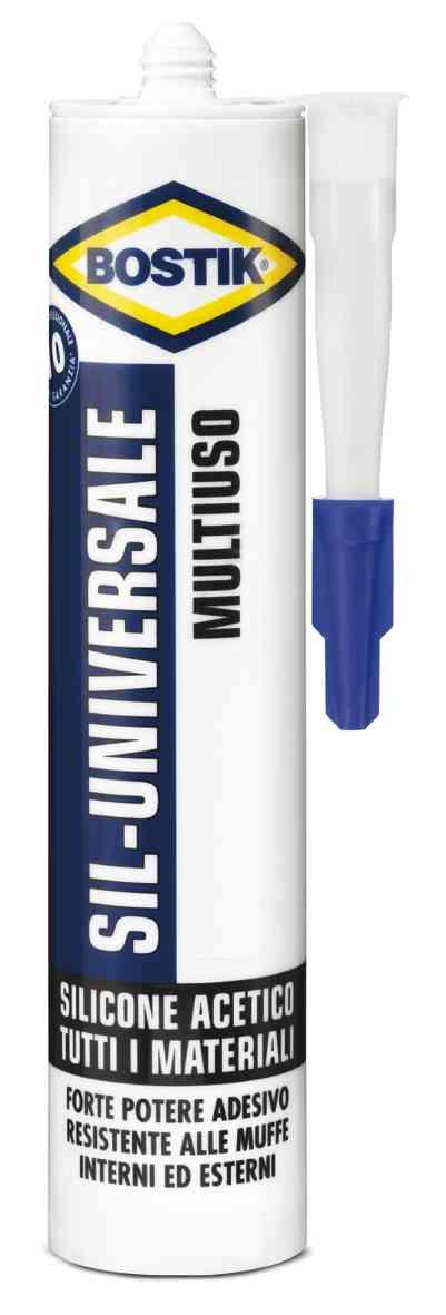 12,0 PZ Di BOSTIK SIL-UNIVERSALE 280 ML NERO CARTUCCIA