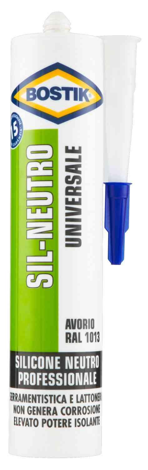 12,0 PZ Di BOSTIK SIL-NEUTRO UNIVERSALE 300 ML AVORIO