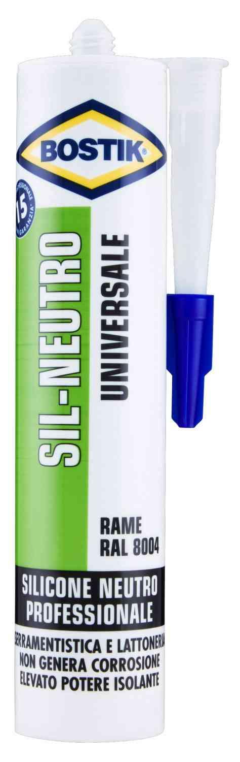 12,0 PZ Di BOSTIK SIL-NEUTRO UNIVERSALE 300 ML RAME
