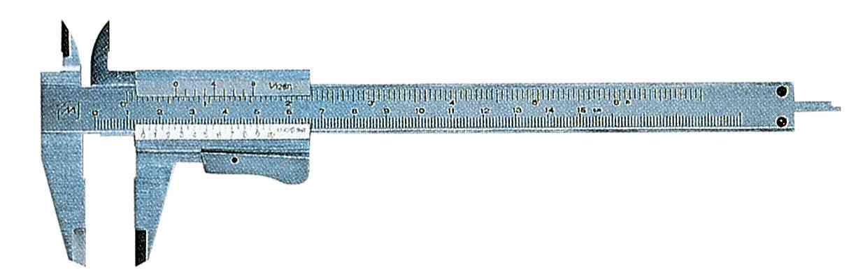 1,0 PZ Di CALIBRO ACCIAIO C/BLOCC LETTURA 0/150 MM 81660*