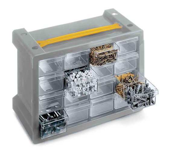 1,0 PZ Di CASSETTIERA TERRY POKER 16 A 16 SCOMPARTI