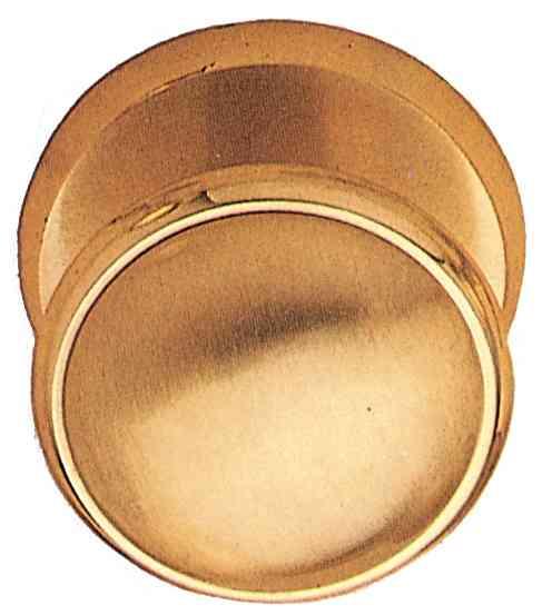 6,0 BL Di BL POMOLO OTTONE D 70 MM LUCIDO