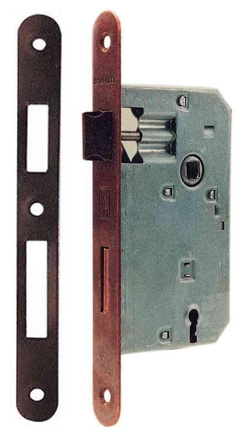 6,0 BL Di BL PATENT SERRATURA Q.8/70 OTTONATA 50 B.TONDO