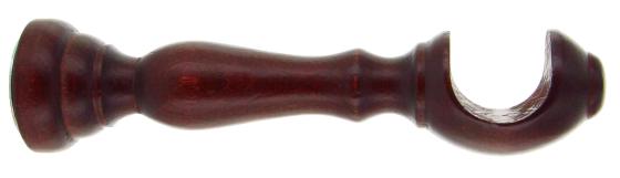 1,0 CP Di SUPPORTO LEGNO PER BASTONE CILIEGIO 10 CM 2 PZ