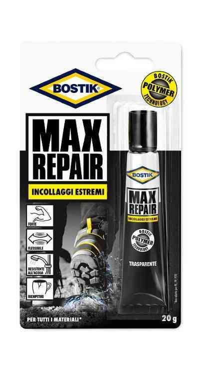 6,0 PZ Di BOSTIK COLLA MAX REPAIR 20 G BLISTER