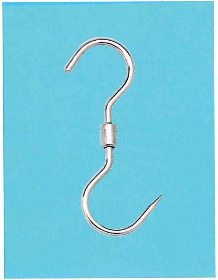 6,0 PL Di PL GANCIO INOX PER MACELLAIO GIREVOLE 210 X 9 MM