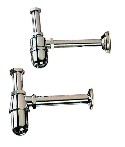 2,0 BL Di BL SIFONE A BOTTOGLIA OTTONE CROMATO D 1 1/4