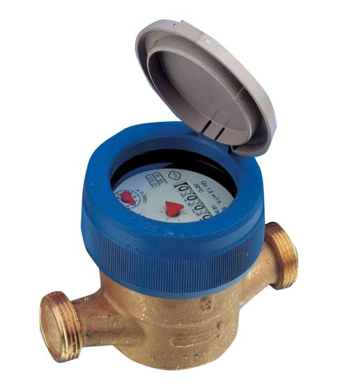 3,0 PL Di PL CONTATORE PER ACQUA QUADRANTE BAGNATO 1/2