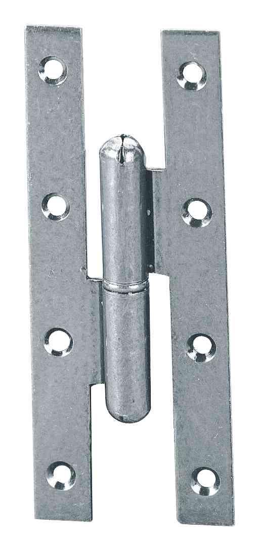 12,0 PZ Di CERNIERA PAUMELLES 105 FERRO 55X140 MM SX