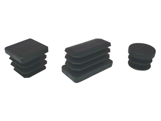 6,0 BL Di BL PUNTALE ALETTATO 30X30 MM NERO 8 PZ