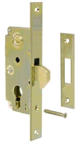 1,0 PZ Di SERRATURA A GANCIO AGB B910 S/CILINDRO 40 MM