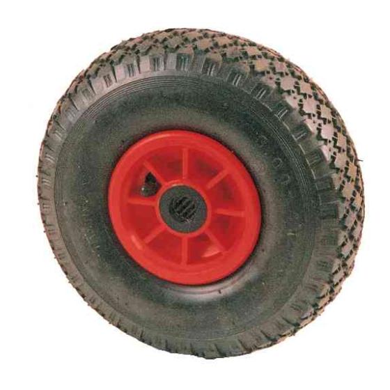 1,0 PZ Di RUOTA PNEUMATICA PER CARRELLO PR1805-1 D 260 MM