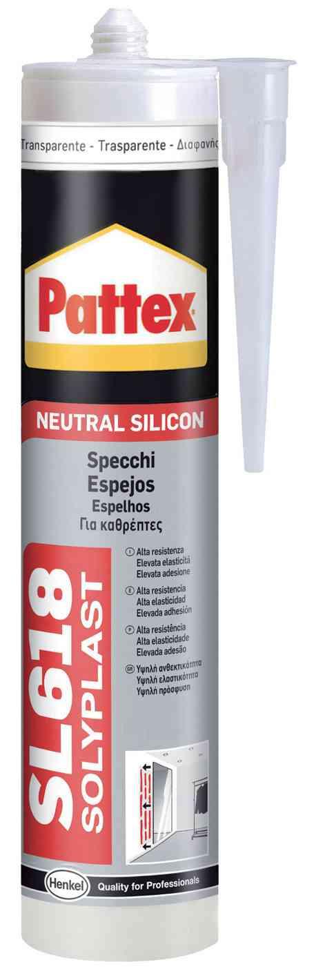 1,0 PZ Di SILICONE PER SPECCHI TRASP.SL618 ML.300