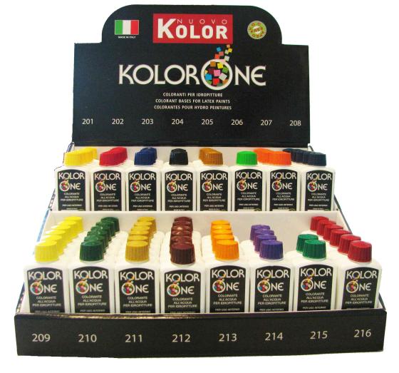 1,0 PZ Di ESPOSITORE PER COLORANTI KOLOR-ONE