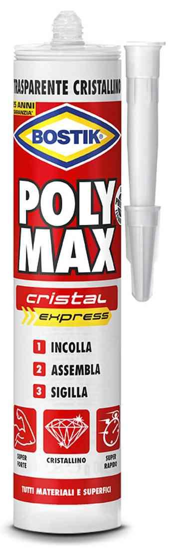 1,0 PZ Di BOSTIK POLYMAX CRISTAL EXPRESS 300 G CARTUCCIA