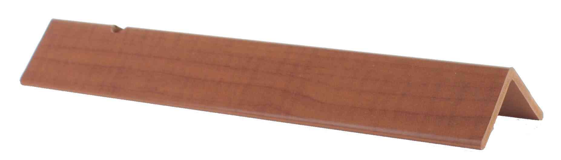 36,0 PZ Di PARASPIGOLO 25X25 MM PVC ESPANSO 3 M CILIEGI