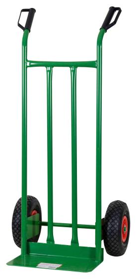 1,0 PZ Di CARRELLO PORTACASSE 2 RUOTE PNEUMATICHE 200 KG
