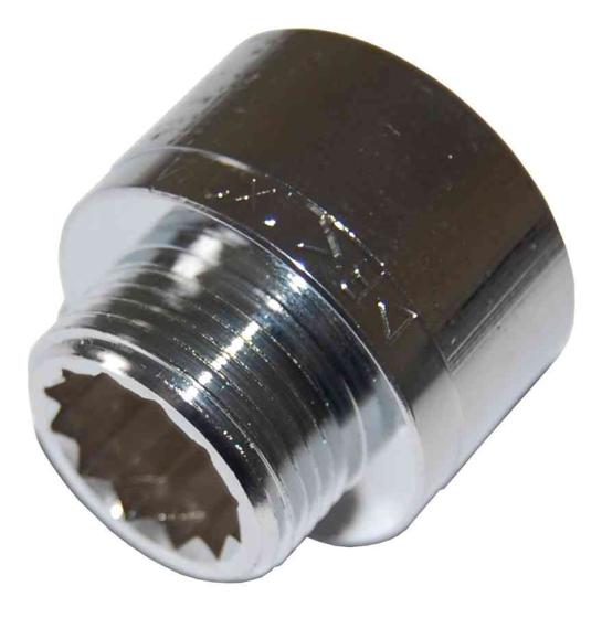 10,0 PZ Di IDRAULICA - PROLUNGA RID 246 OTTONE CR D 3/4X1/2